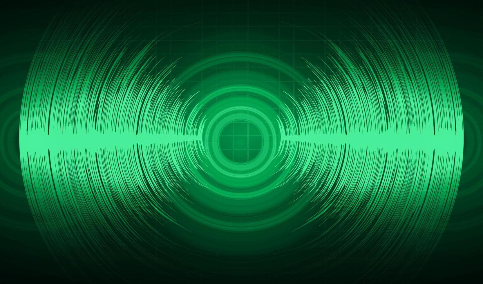 Sound waves oscillating dark light vector