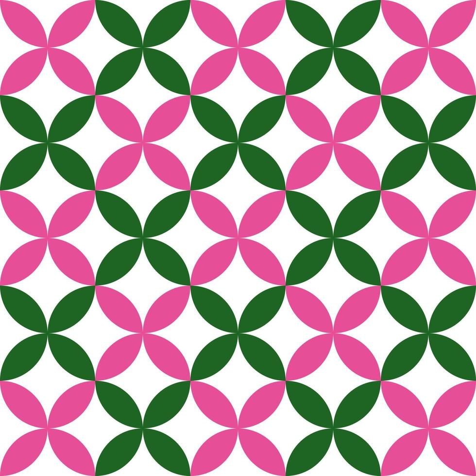 Geometric flower pattern backgrounds vector