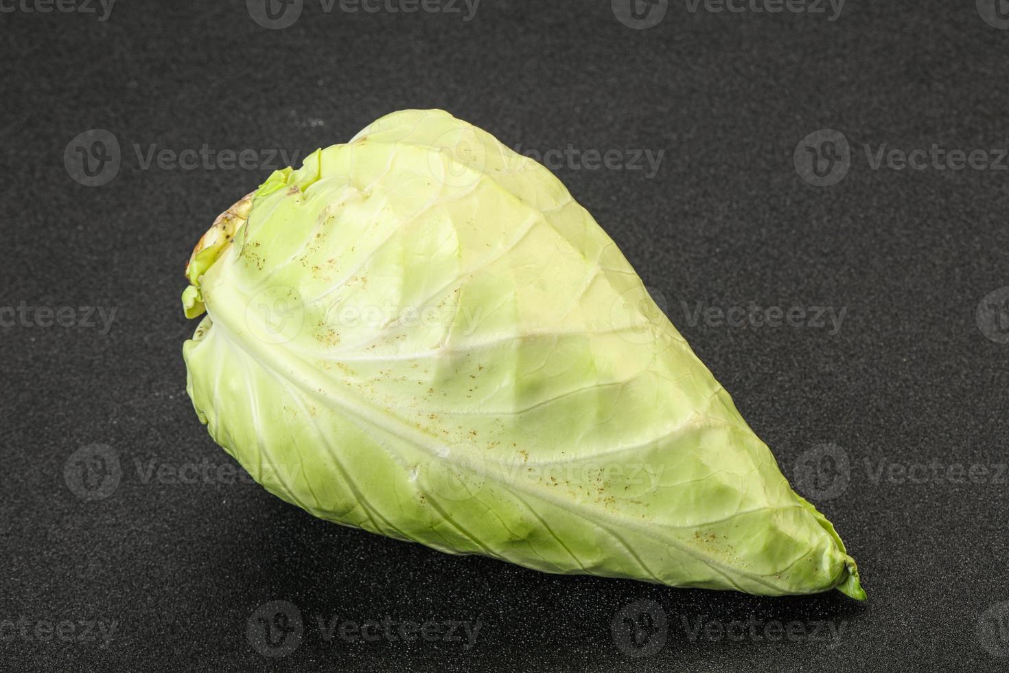 Cone cabbage for dietary cuisine photo