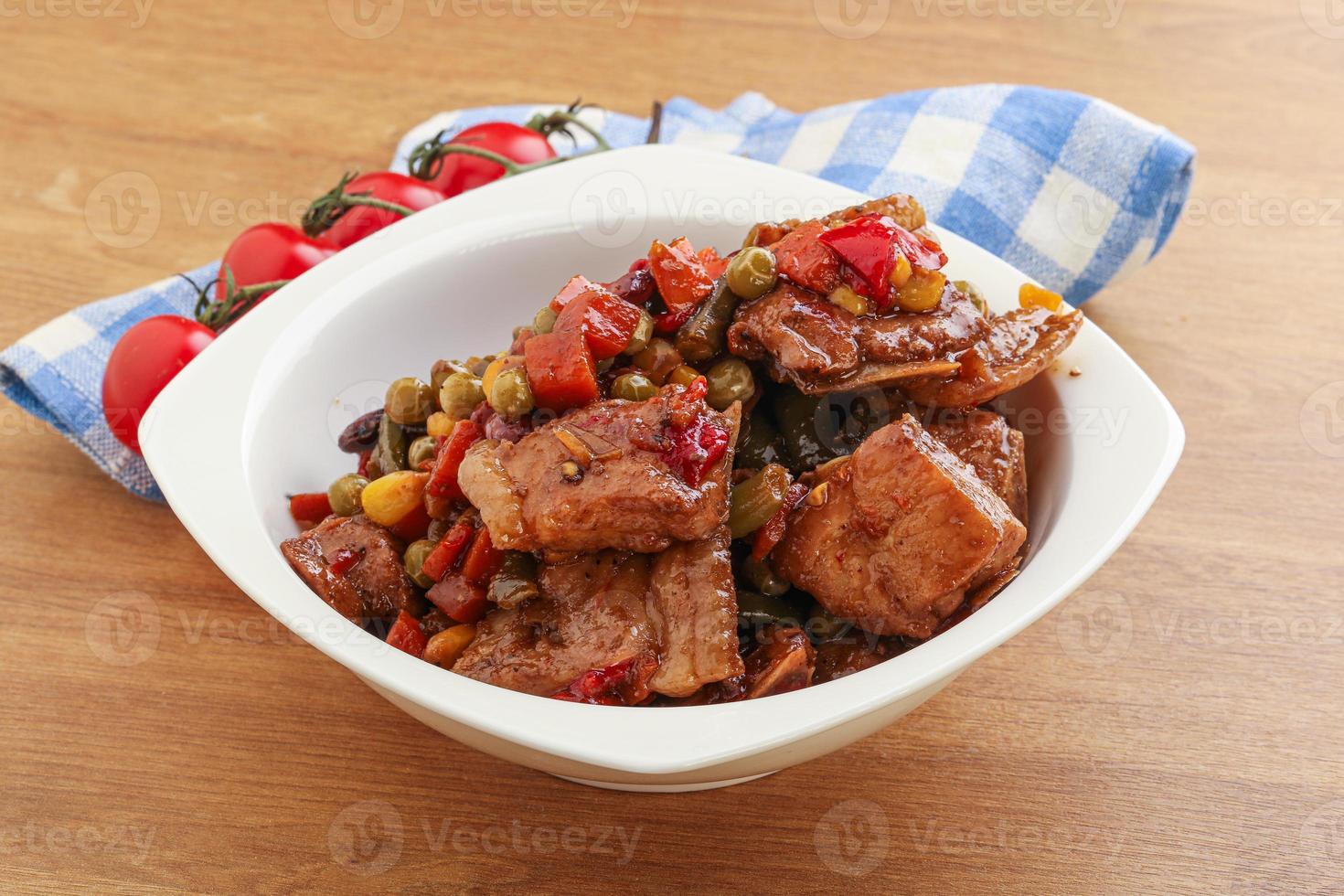Roasted pork with oyster sauce 7508300 Stock Photo at Vecteezy