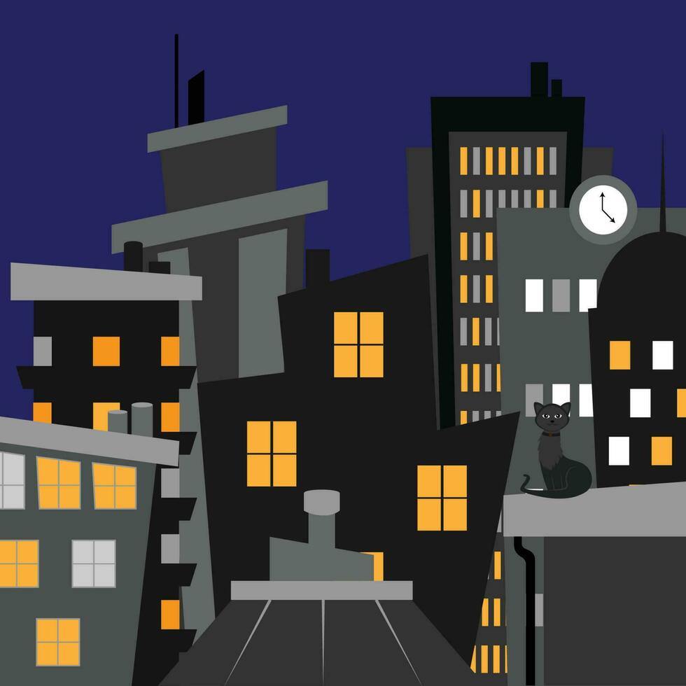 Hot Cat on a Tin Roof vector
