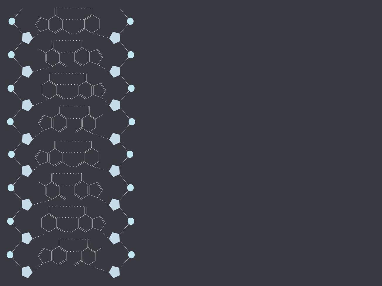 DNA double helix background vector