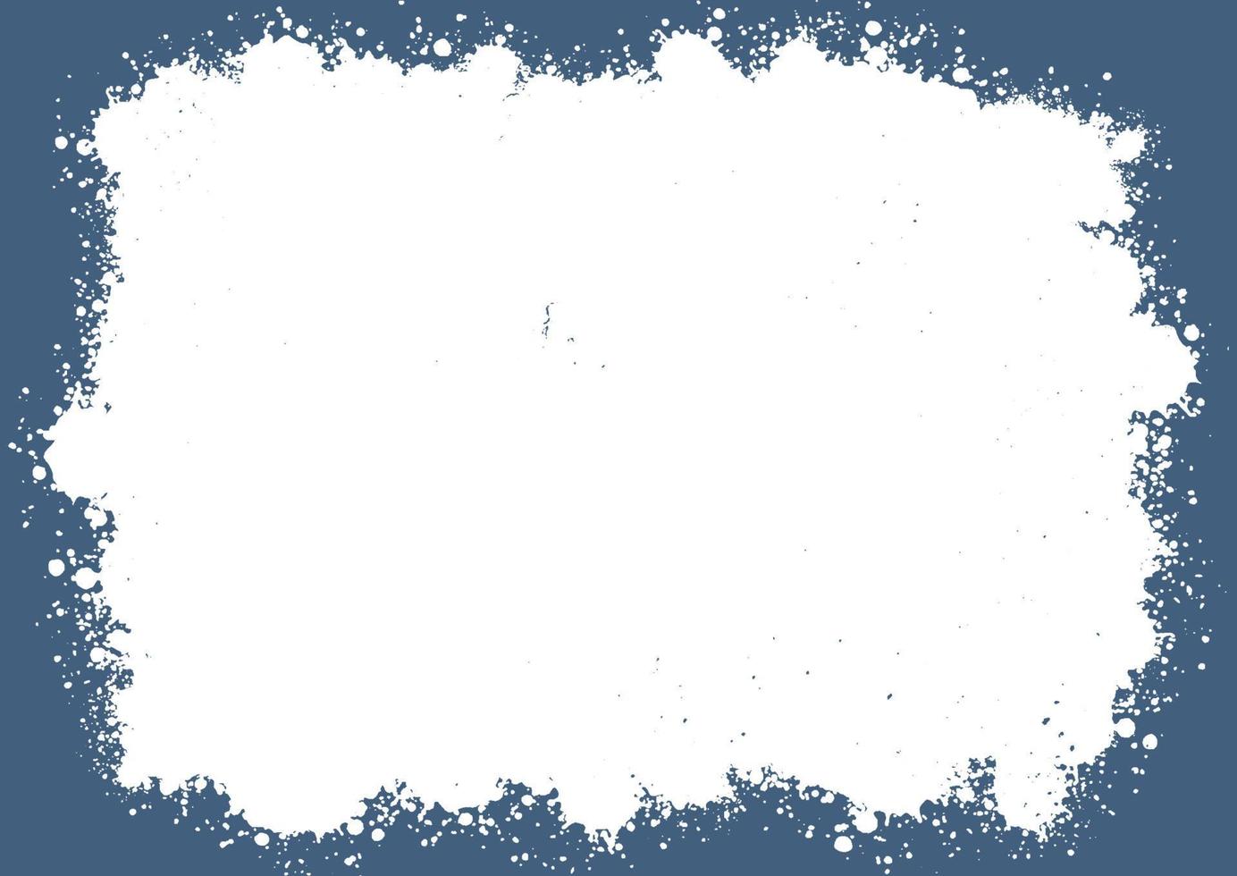 grunge splatter border design vector