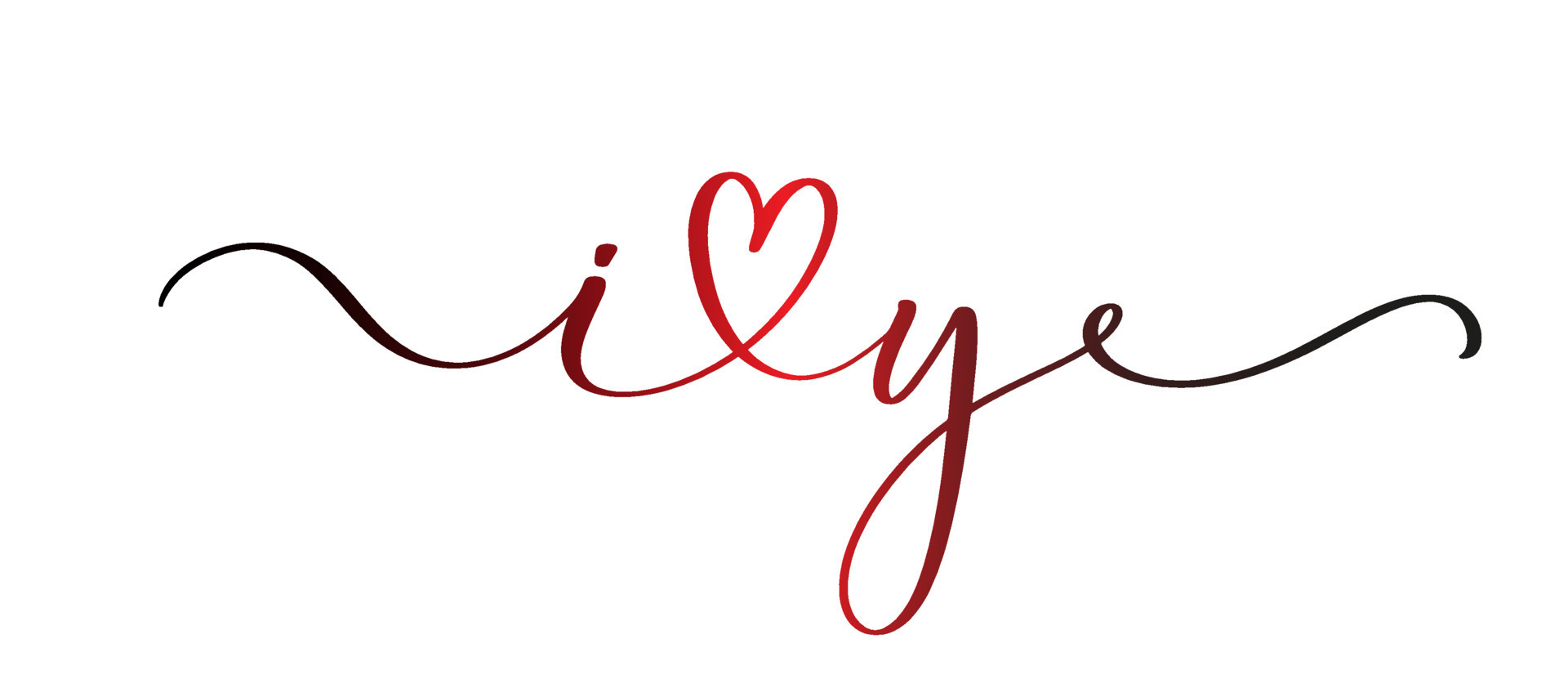 I love you. Continuous line script. Cursive text i love you. Lettering  vector inscription for poster, card, banner valentine day, wedding, tee, t  shirt. 7508779 Vector Art at Vecteezy