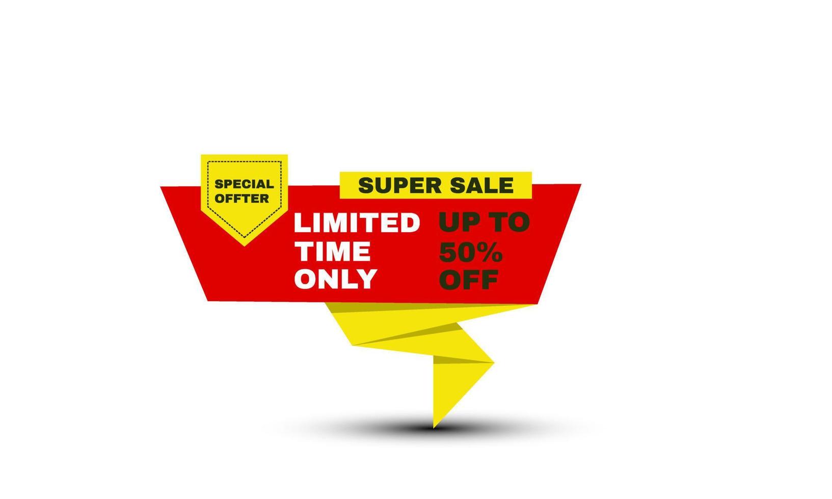 modern sale colorful super sale design banner background illustration vector