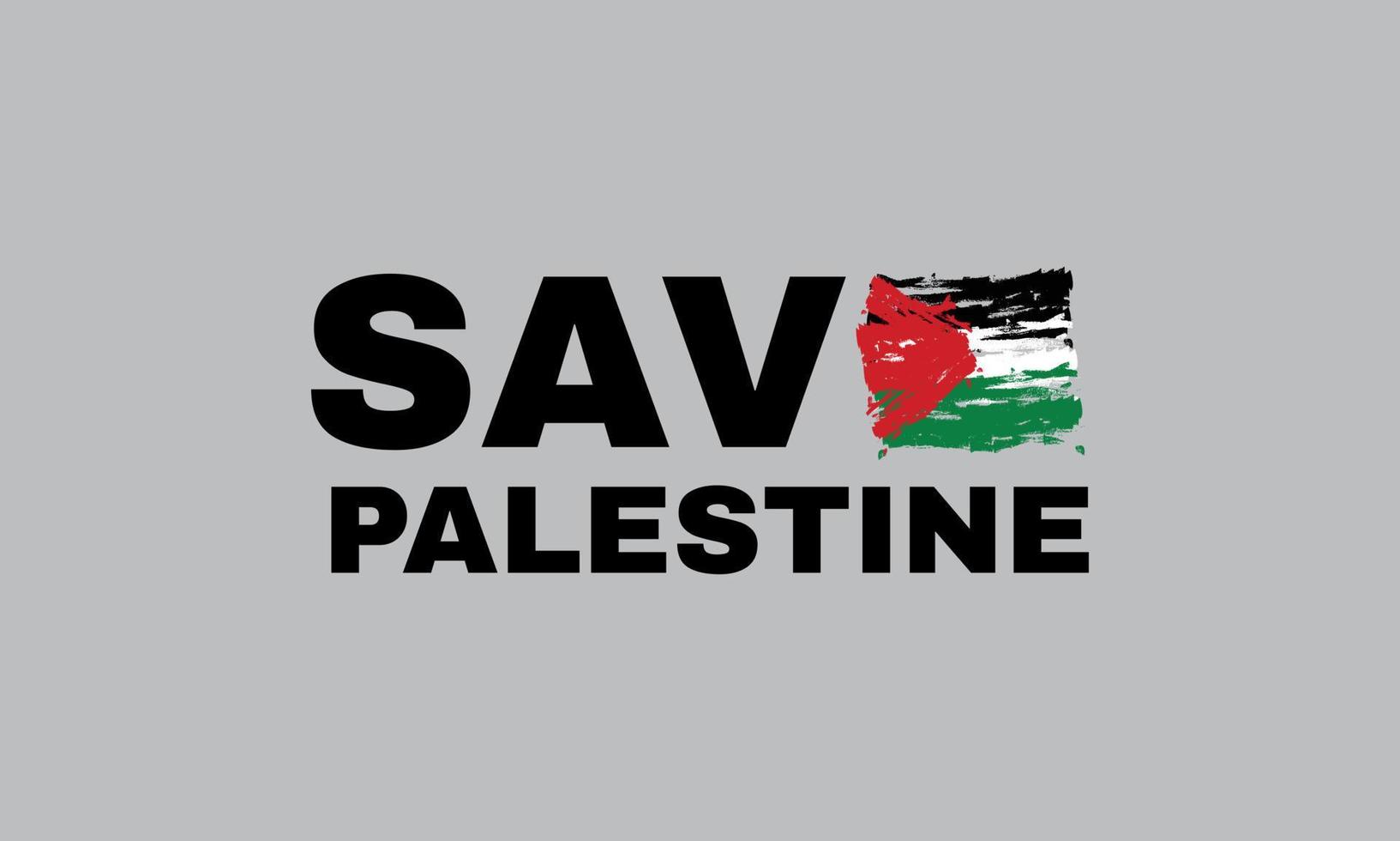 save palestine vector illustration background flag
