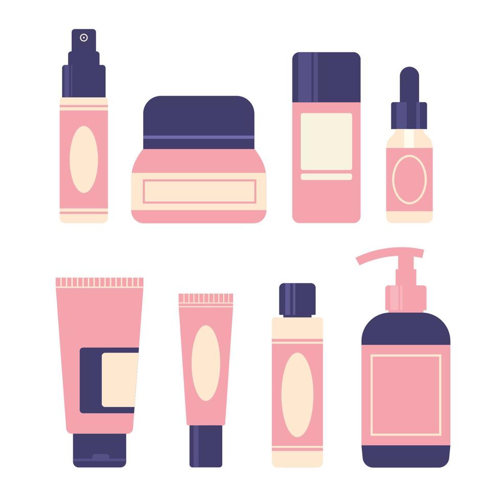 Skincare Bottle Illustration vector