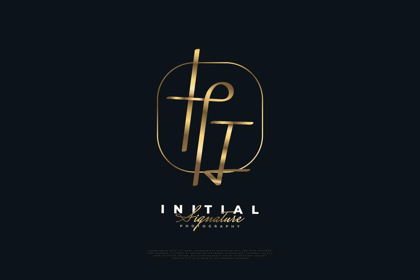 diseño inicial del logotipo h y t con un elegante estilo de escritura a mano en oro. ht logotipo o símbolo de firma para bodas, moda, joyería, boutique e identidad de marca comercial vector