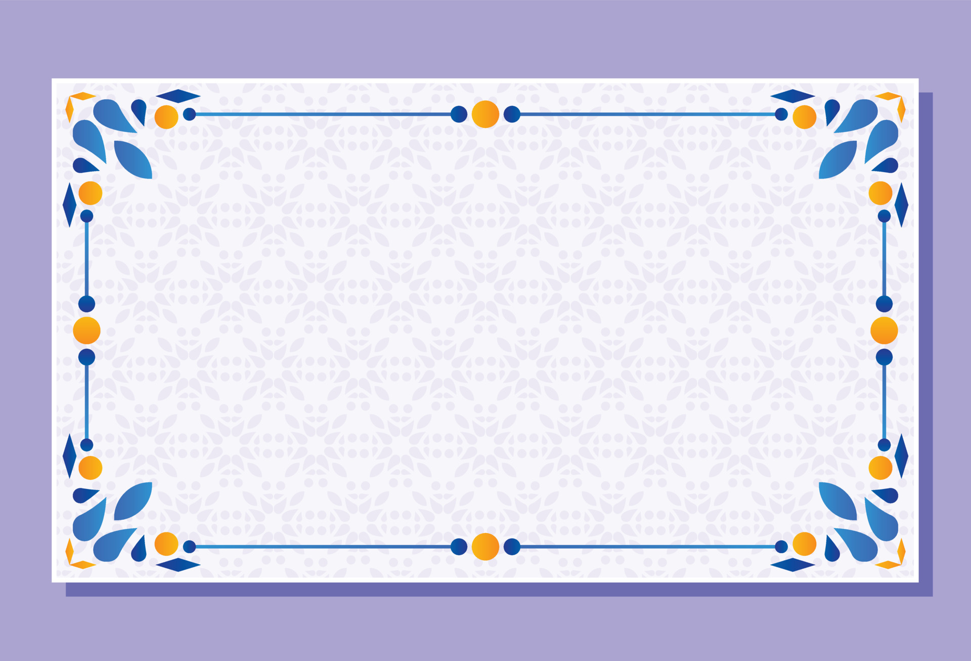 colorful art frame design template 7509499 Vector Art at Vecteezy