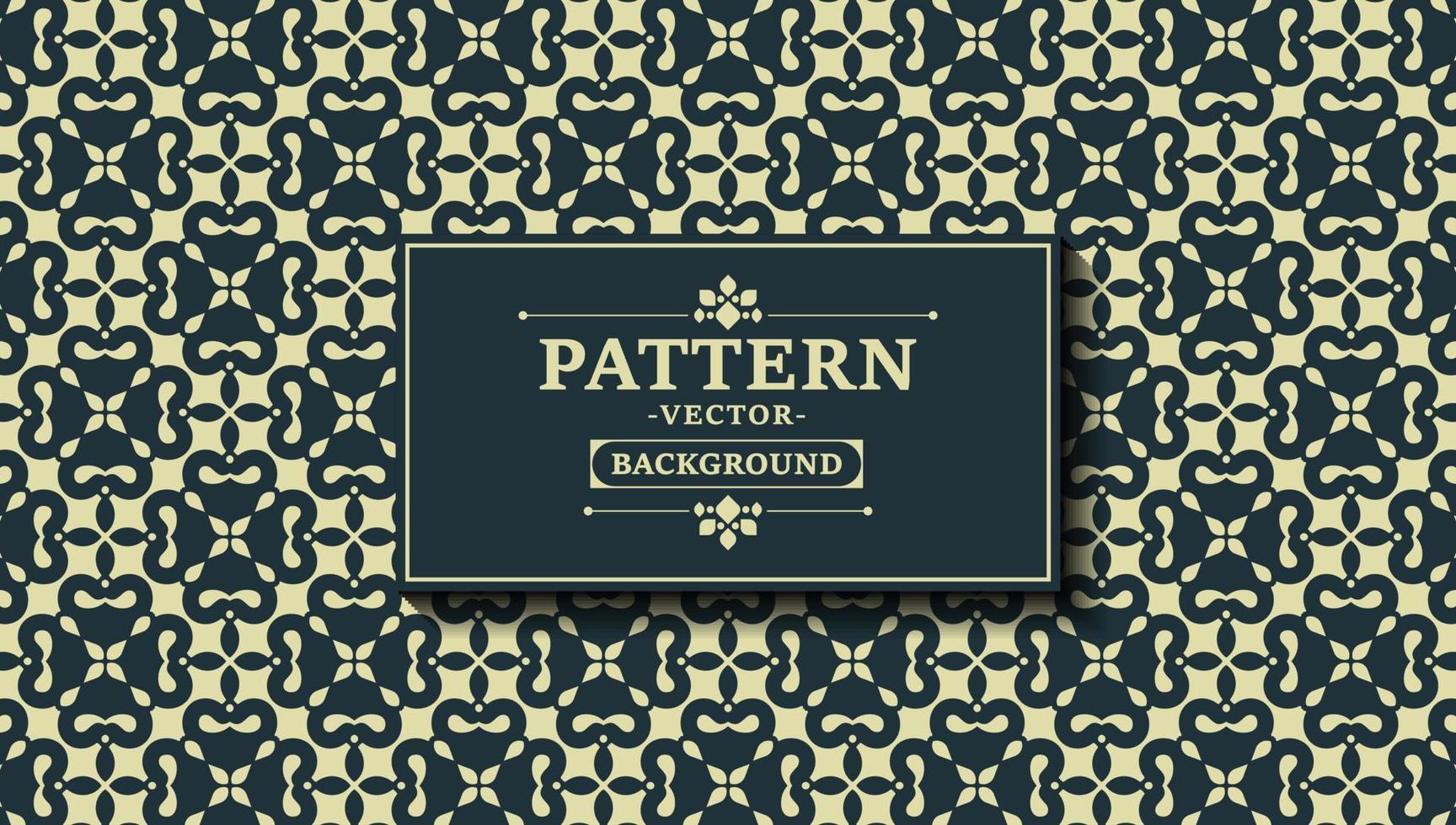 flat ornament line pattern design vector