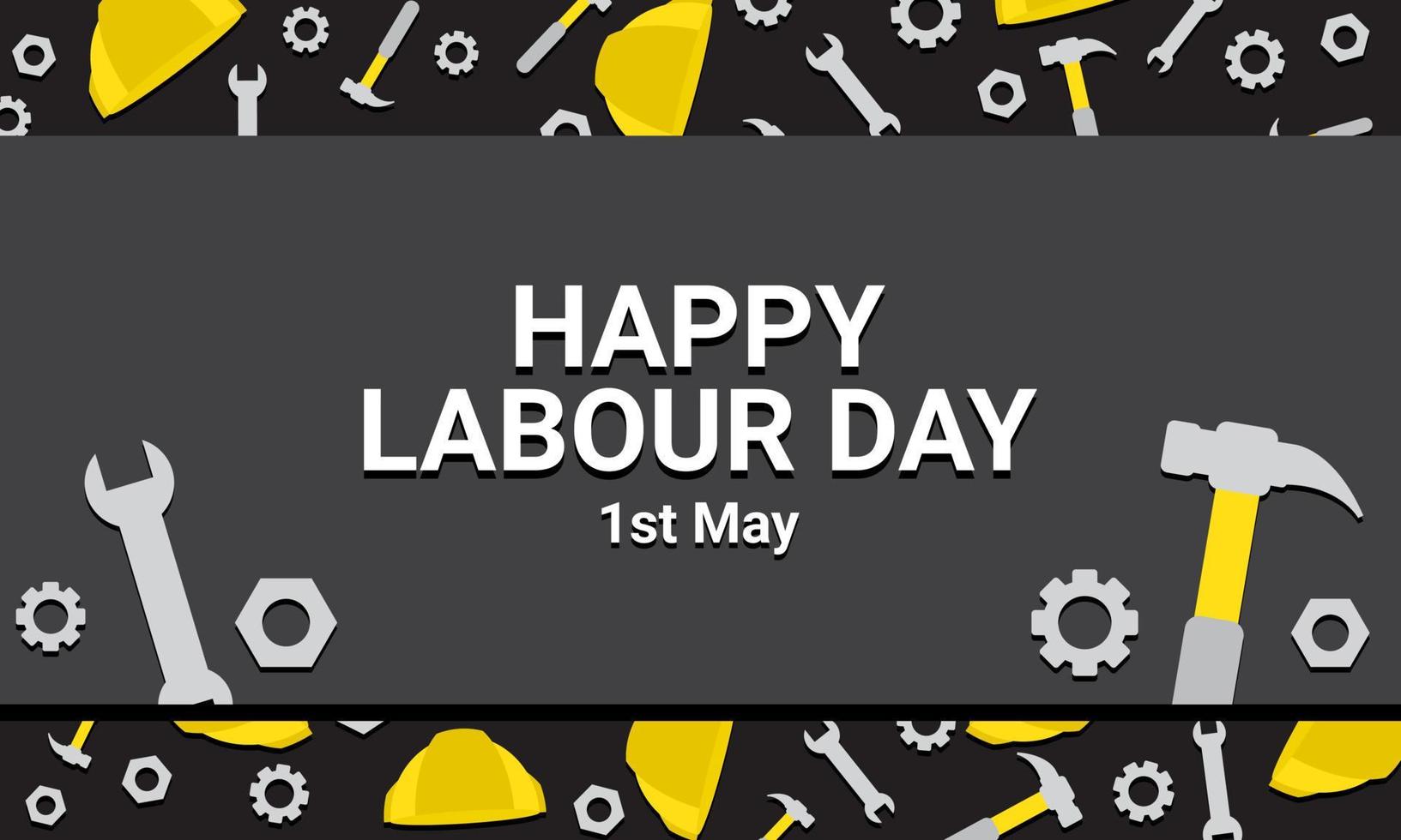Labour Day Background Design. Vector ILlustration.