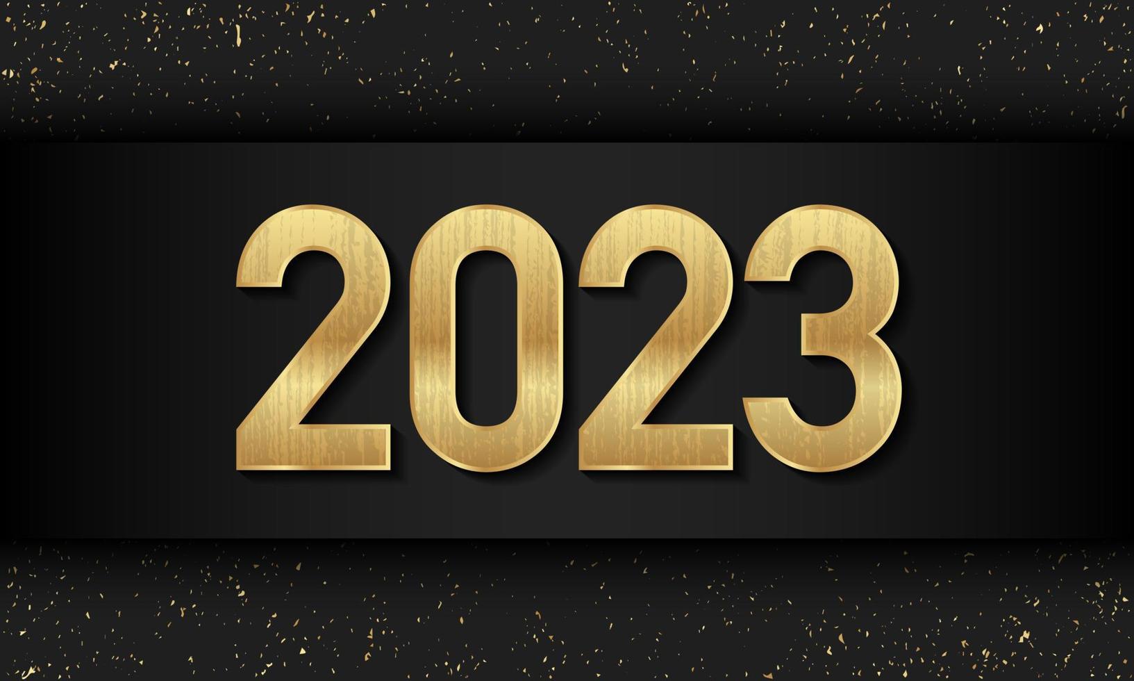 2023 Happy New Year Background Design. Vector Illustration.