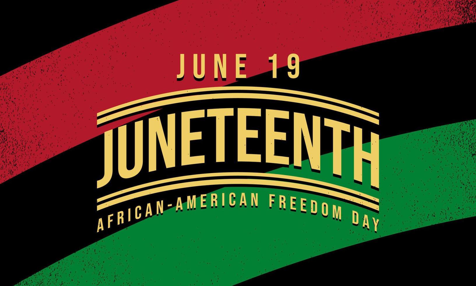 Juneteenth Freedom Day Background Design. Vector Illustration.