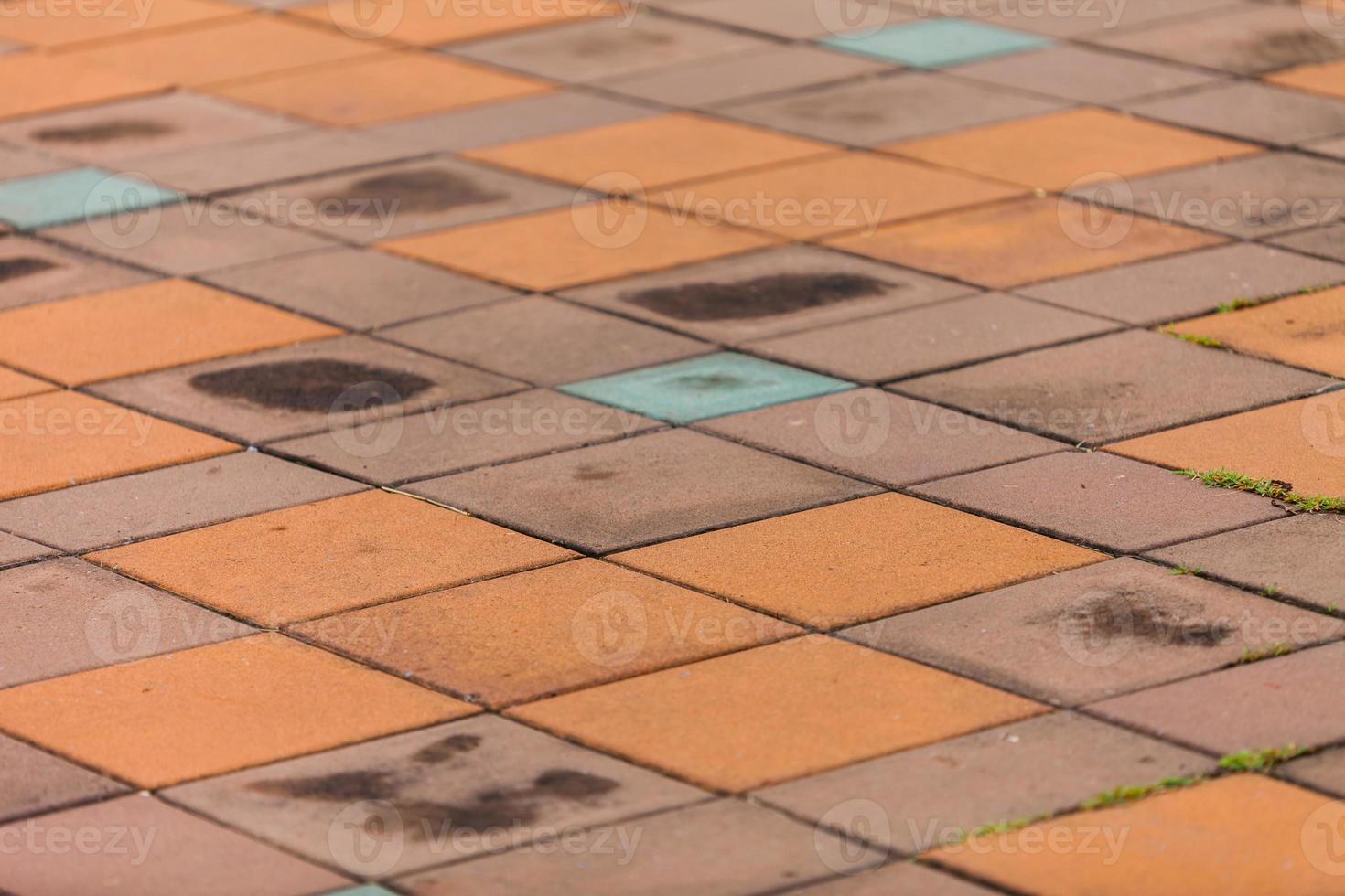 Red Floor Tile pavement photo