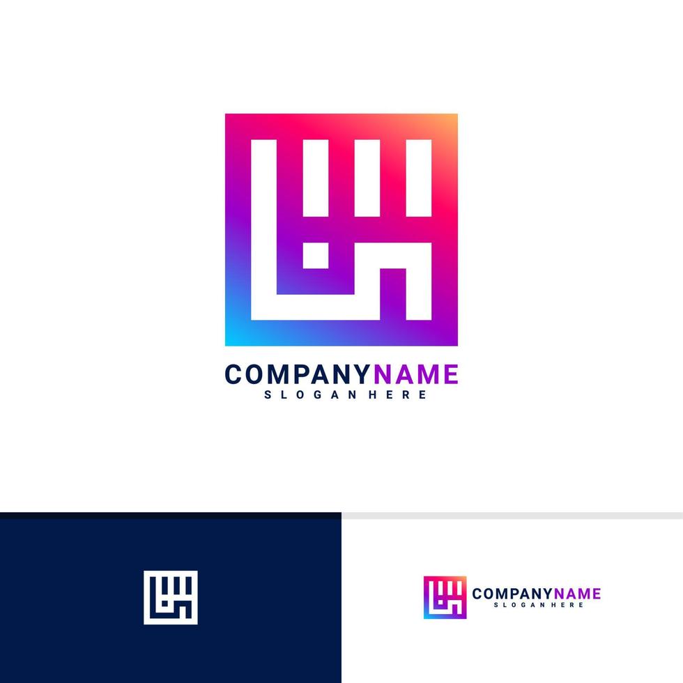 Initial L M S logo vector template, Creative L M S logo design concepts