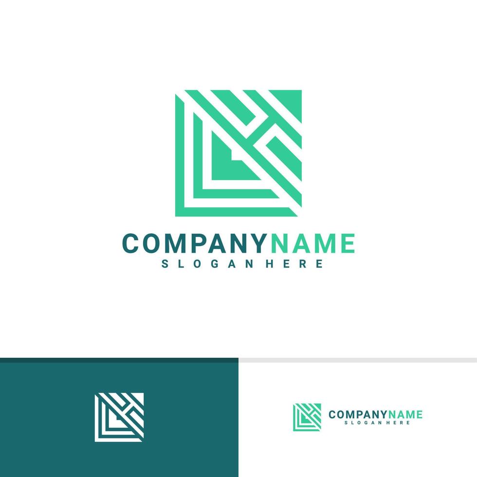 plantilla vectorial del logotipo ch inicial, conceptos creativos de diseño del logotipo ch vector