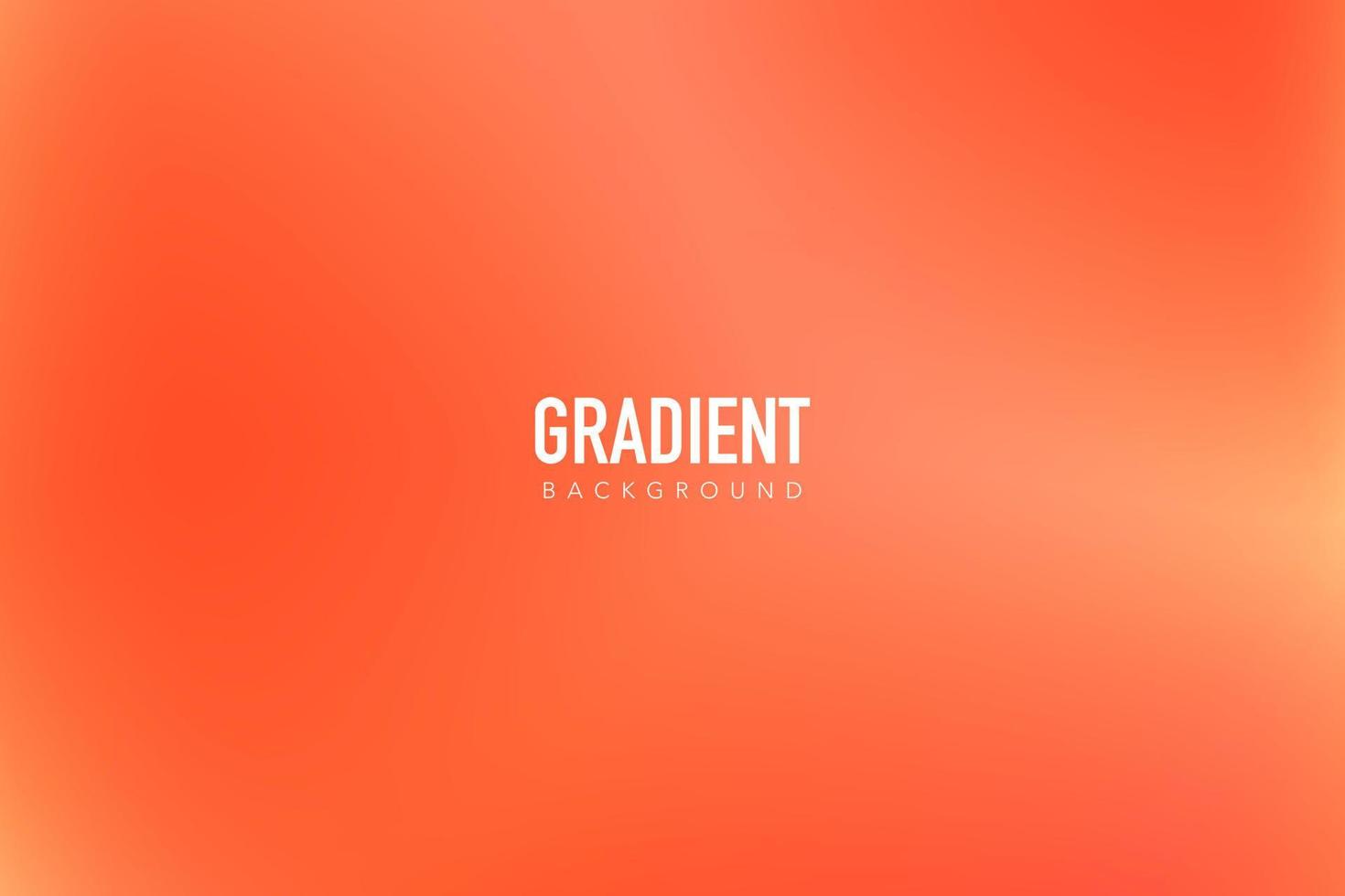 Gradient fluid background in orange color vector