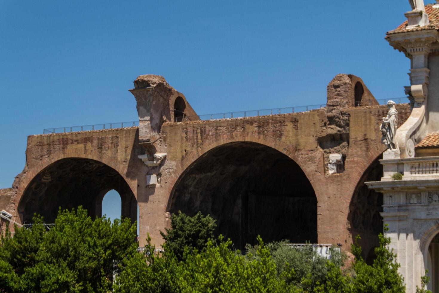 Roman ruins in Rome, Forum photo