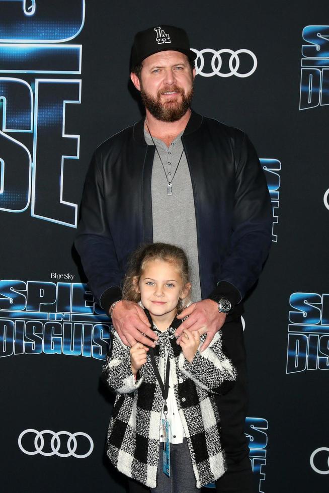 LOS ANGELES  DEC 4, AJ Buckley, Willow Buckley at the Spies in Disguise Premiere at El Capitan Theater on December 4, 2019 in Los Angeles, CA photo