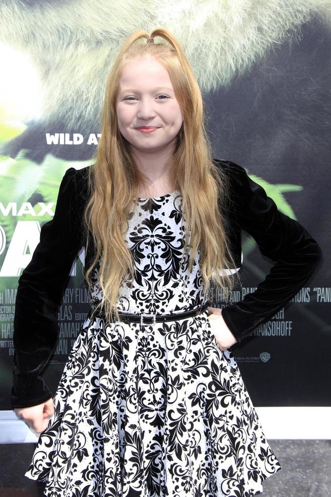 LOS ANGELES  FEB 17, Abigail Zoe Lewis at the World Premiere Of Pandas at the TCL Chinese Theater IMAX on February 17, 2018 in Los Angeles, CA photo
