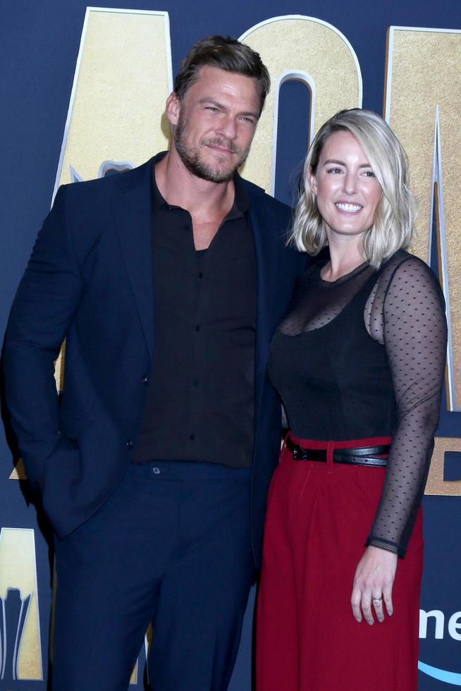 LAS VEGAS  MAR 7, Alan Ritchson, Catherine Ritchson at the 2022 Academy of Country Music Awards Arrivals at Allegient Stadium on March 7, 2022 in Las Vegas, NV photo