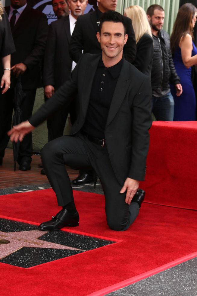 LOS ANGELES  FEB 10, Adam Levine at the Adam Levine Hollywood Walk of Fame Star Ceremony at Musicians Institute on February 10, 2017 in Los Angeles, CA photo