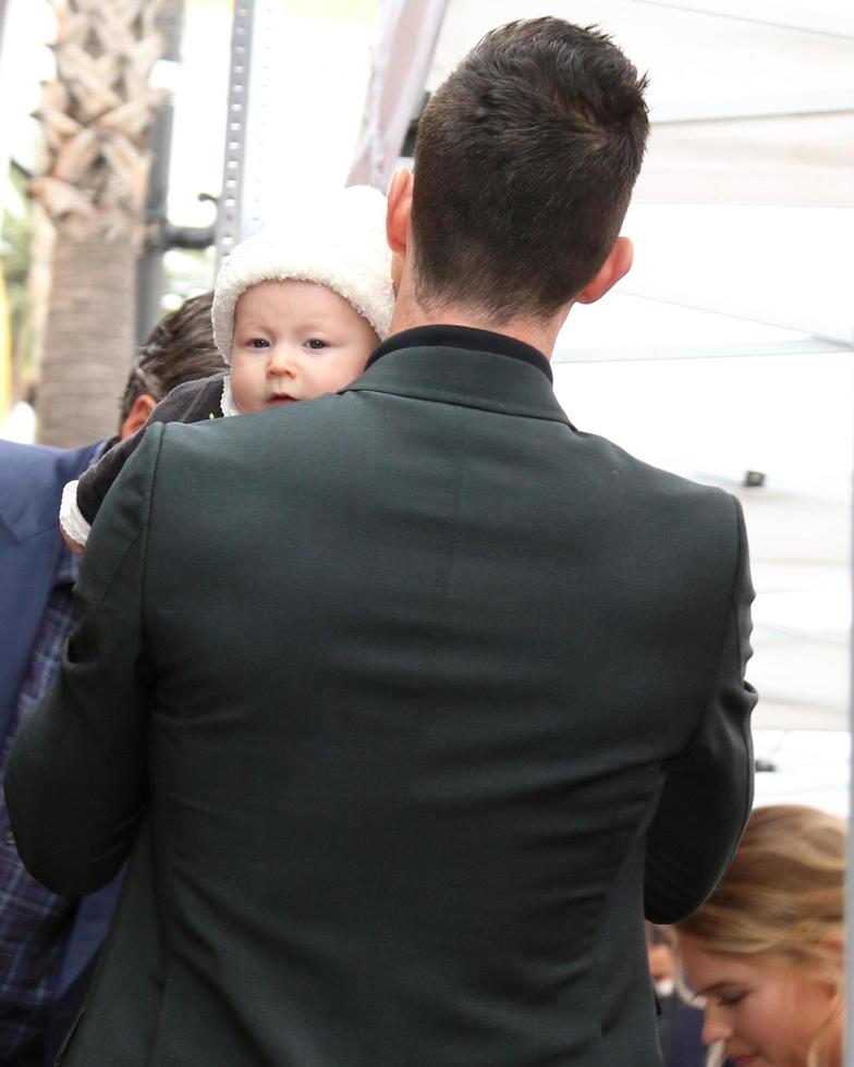 LOS ANGELES  FEB 10, Dusty Rose Levine, Adam Levine at the Adam Levine Hollywood Walk of Fame Star Ceremony at Musicians Institute on February 10, 2017 in Los Angeles, CA photo