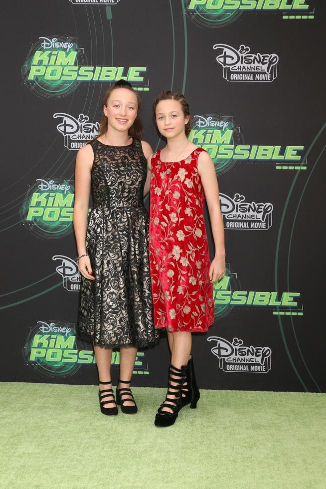 LOS ANGELES  FEB 12, Alexis Rosinsky, Sofia Rosinsky at the Kim Possible Premiere Screening at the TV Academy on February 12, 2019 in Los Angeles, CA photo