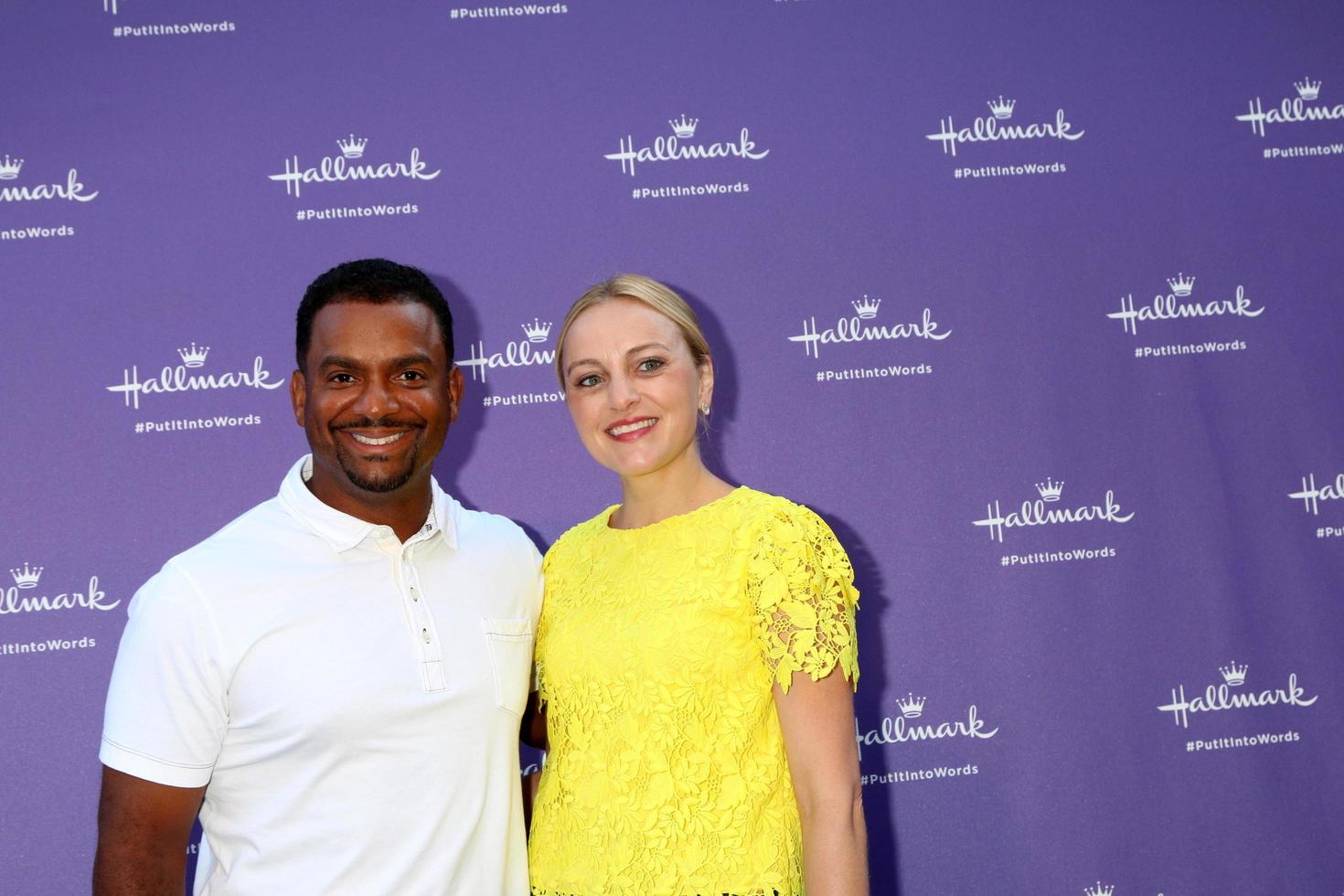 LOS ANGELES  JUL 30, Alfonso Ribeiro, Angela Unkrich at the Gabrielle Union Hosts the Launch Party for Hallmarks Put It Into Words Campaign at The Lombardi House on July 30, 2018 in Los Angeles, CA photo