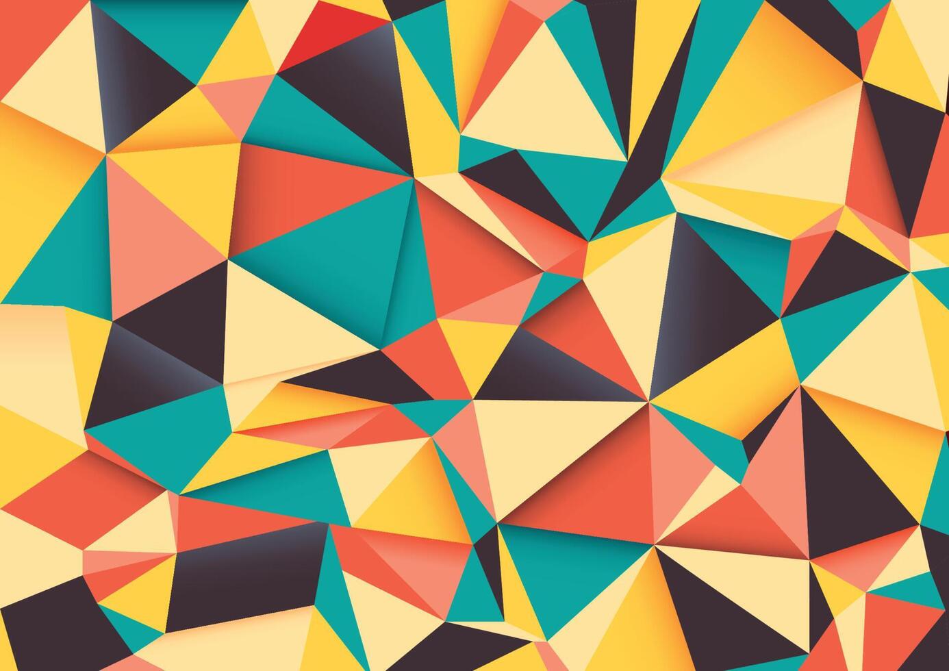 Multicolor geometric rumpled triangular low poly style gradient illustration graphic background. Vector polygonal design for your business.