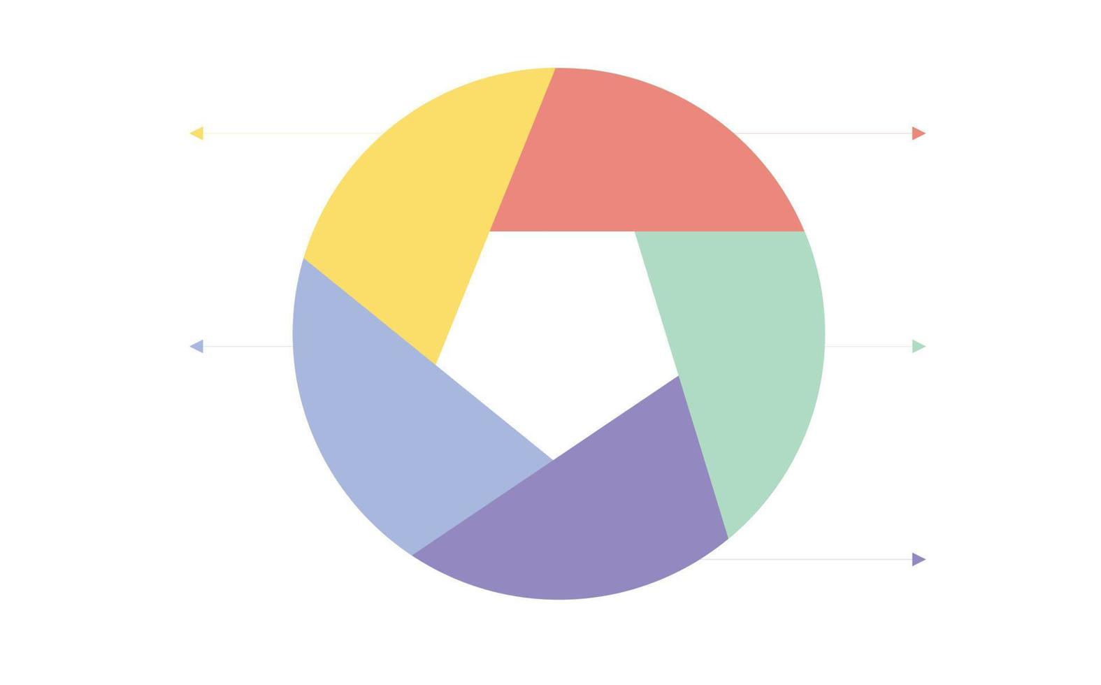 círculo de negocios iconos de infografía de línea de tiempo diseñados para plantilla de fondo abstracto elemento de hito diagrama moderno tecnología de proceso gráfico de presentación de datos de marketing digital vector