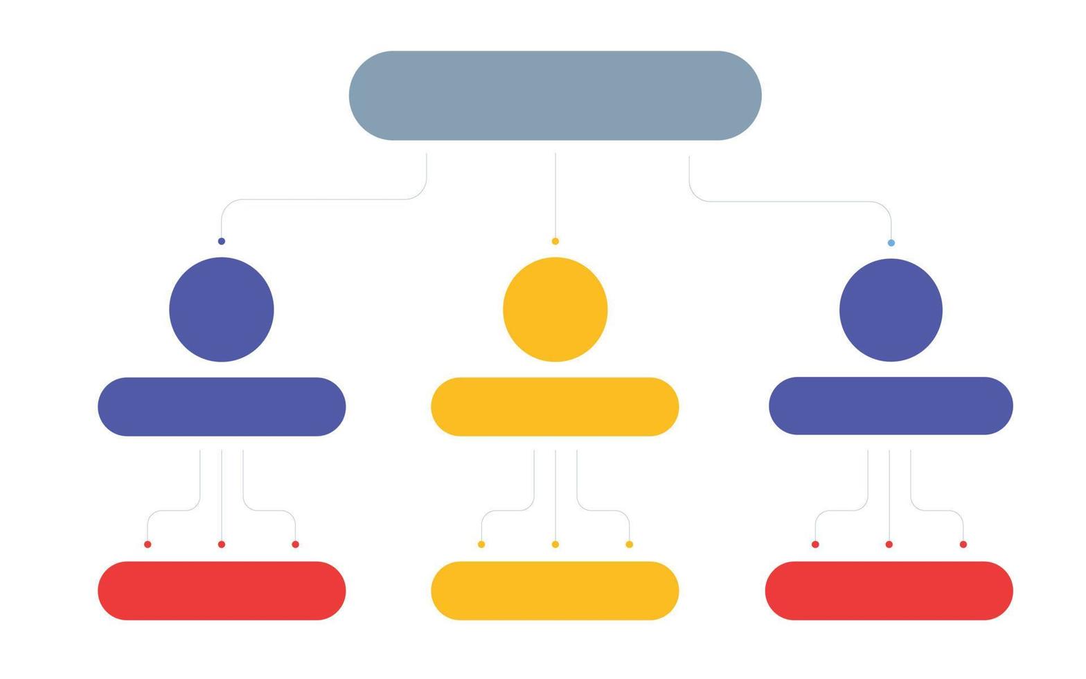 diagrama de flujo diagramas de flujo de flujo de trabajo, gráfico de infografías estructurales de negocios y diagramas de flujo conjunto de vectores aislados. estructura de jerarquía empresarial, diagrama y diagrama de flujo organizativo