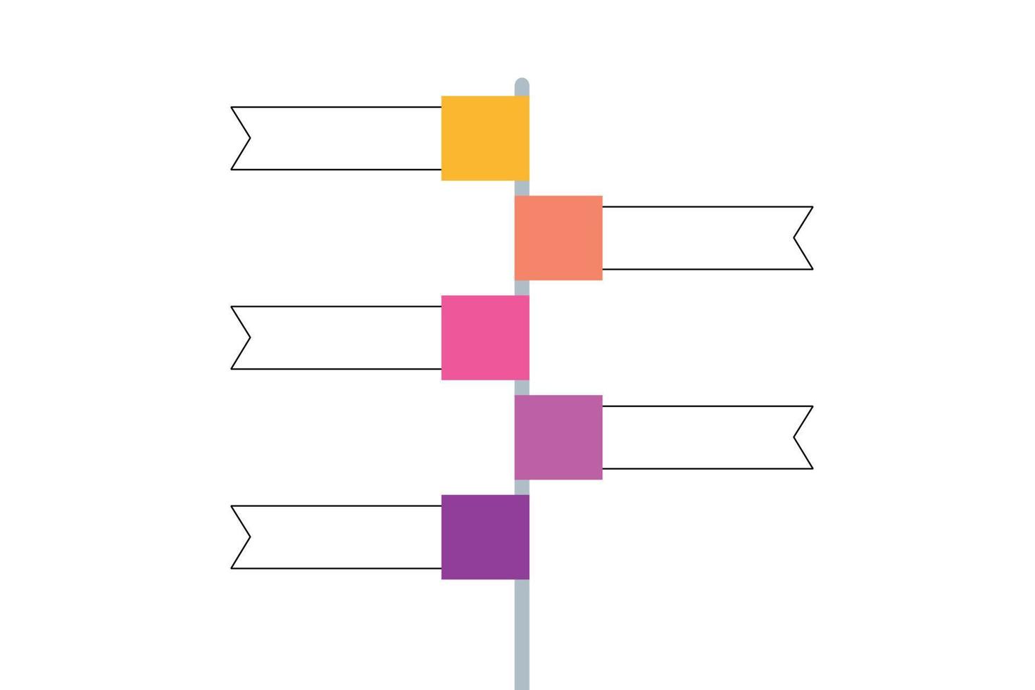 plantilla de etiqueta infográfica con iconos. pasos. infografías para el concepto de negocio. se puede utilizar para gráficos de información, diagramas de flujo, presentaciones, sitios web, pancartas, materiales impresos. vector