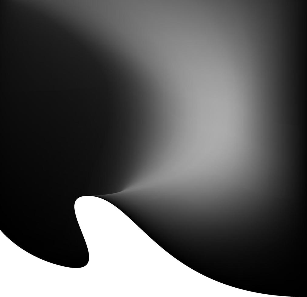 fondo de ondas de cortinas de seda negra. onda vectorial abstracta vector