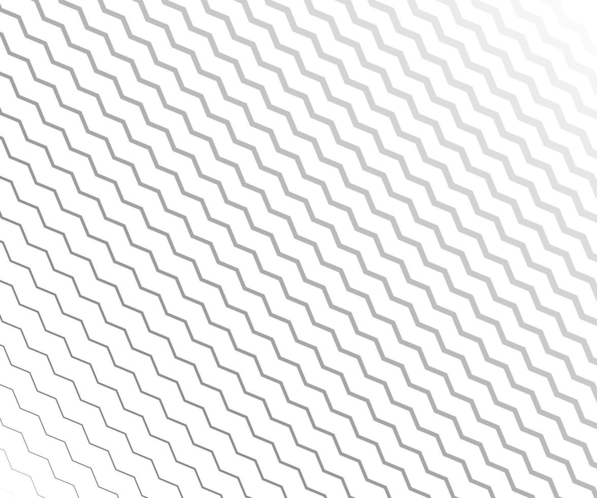 Wave, zigzag lines pattern. Black wavy line on white background. Texture vector - illustration