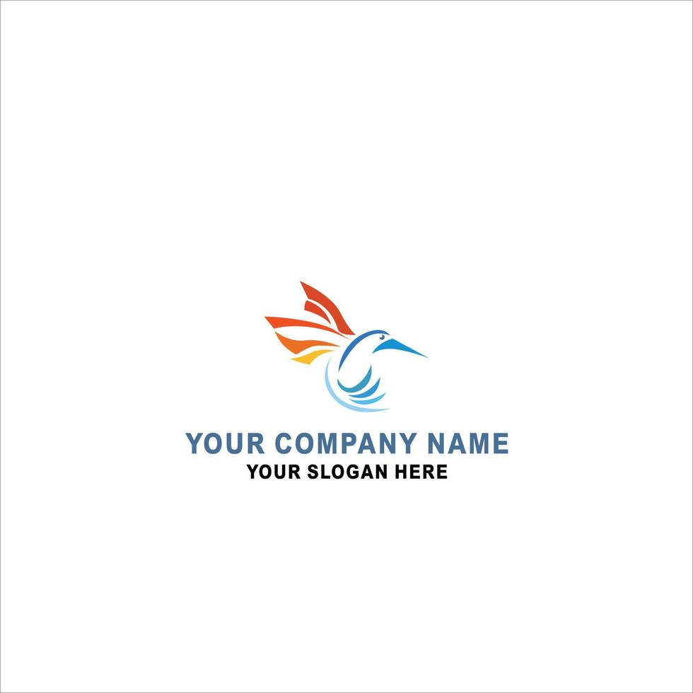 bird logo design vector