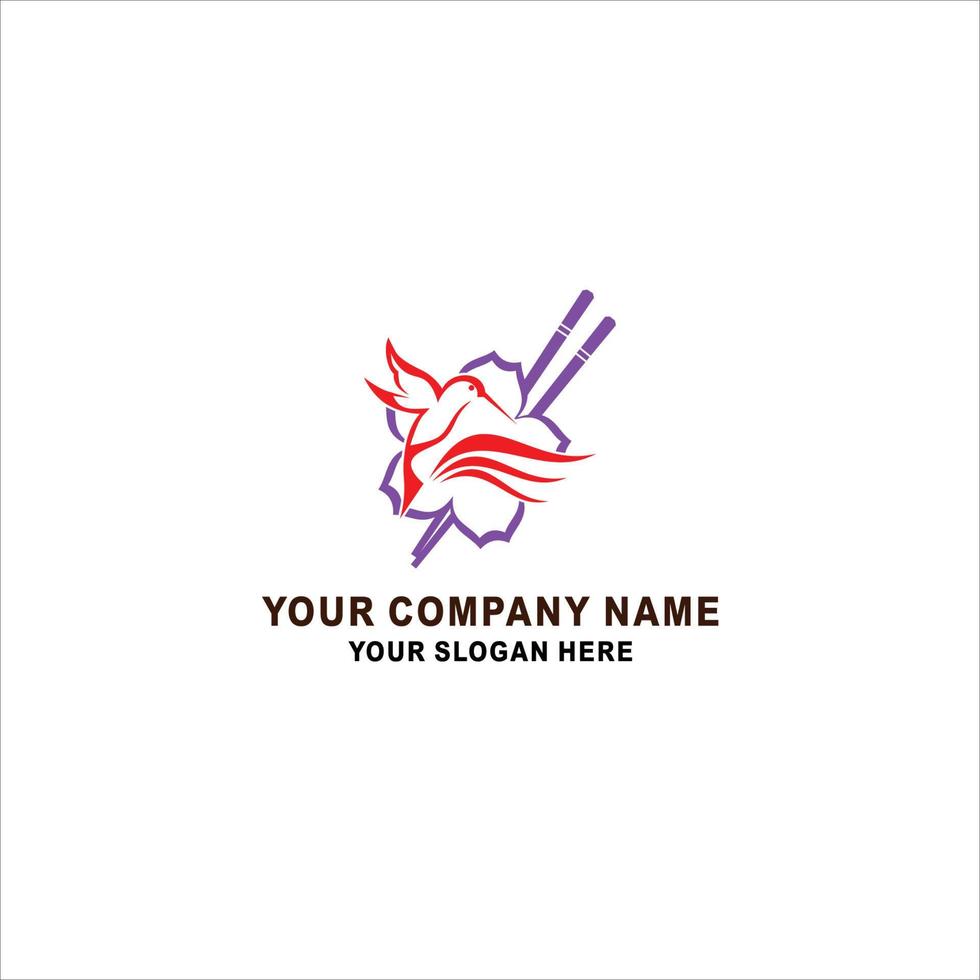 bird logo design vector