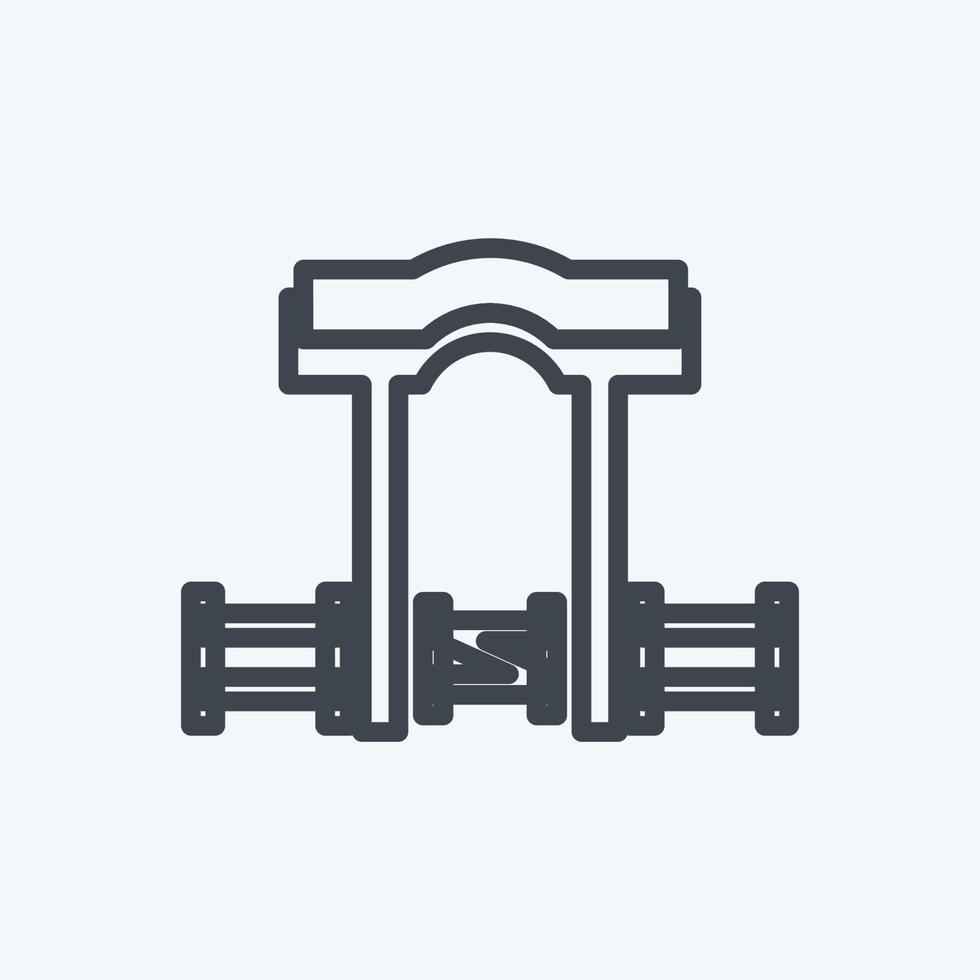 Icon Ranch. suitable for Wild West symbol vector