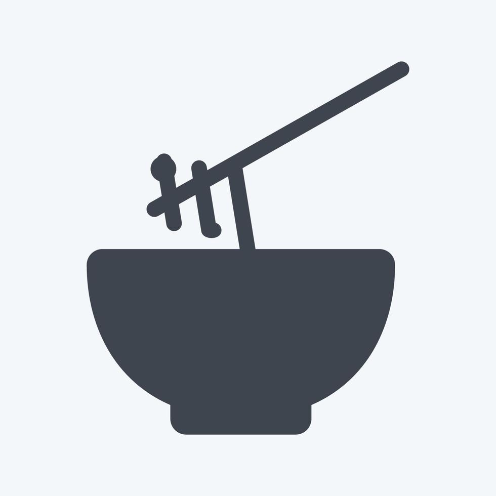 Icon Food Bowl. suitable for Baby symbol vector