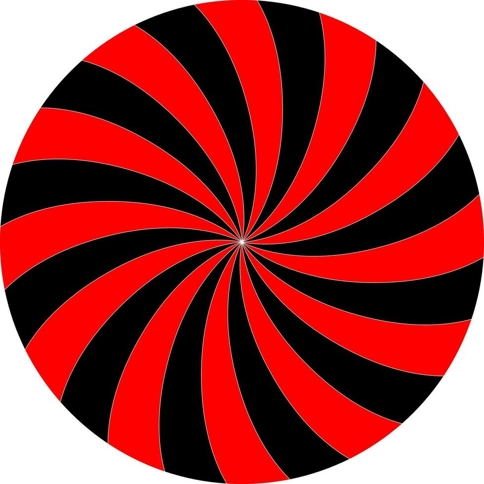 vector red black circle like swirl motion