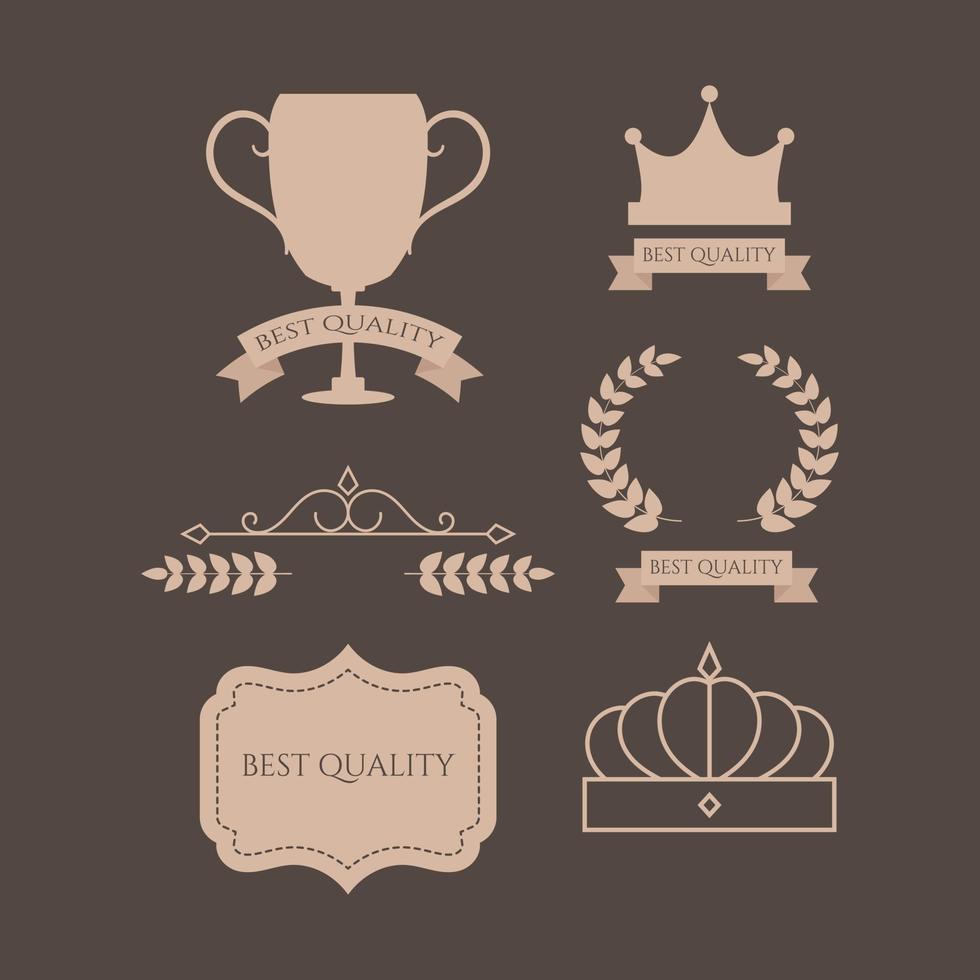 Set of best quality designs. - Vector. vector