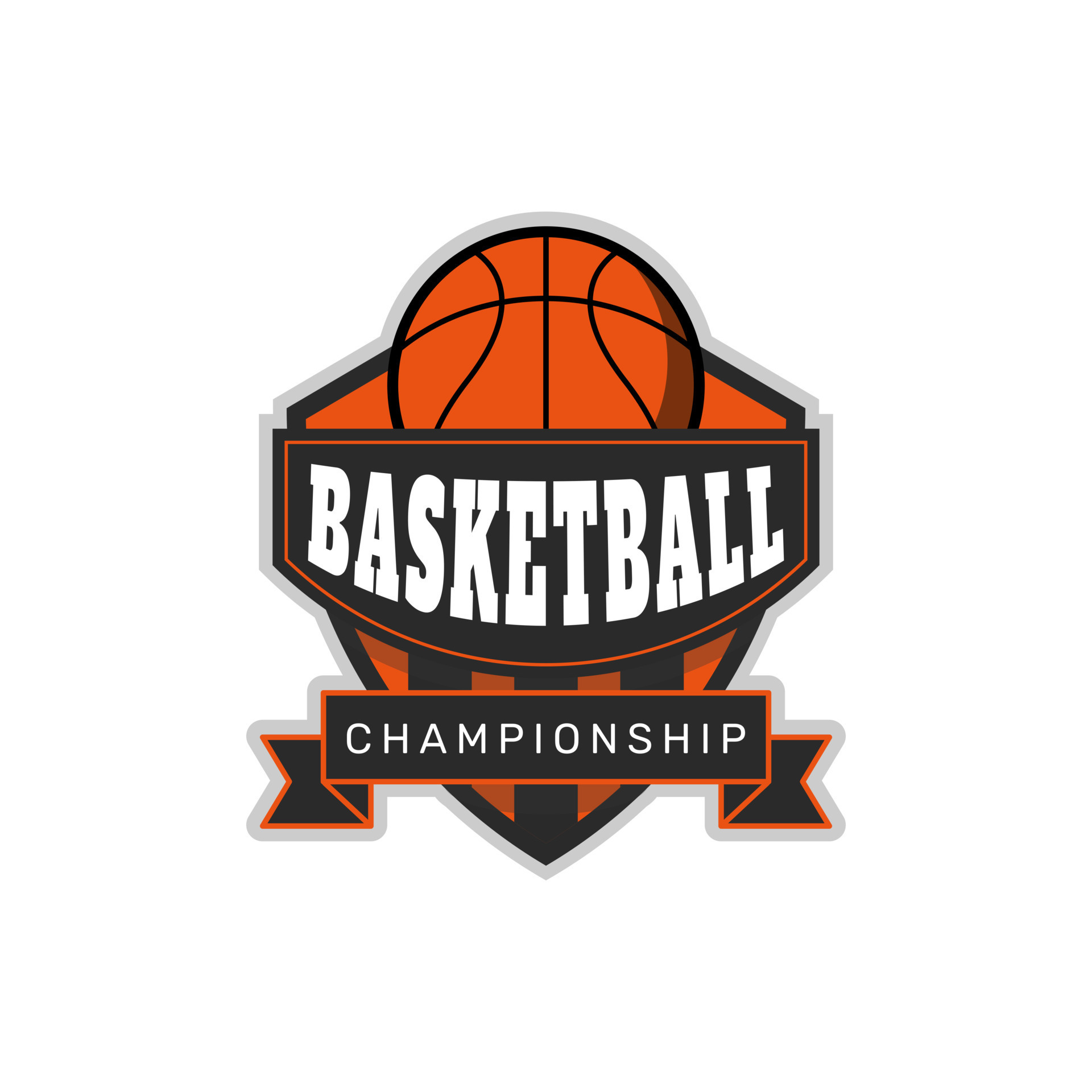 Basketball Championship Logo Template