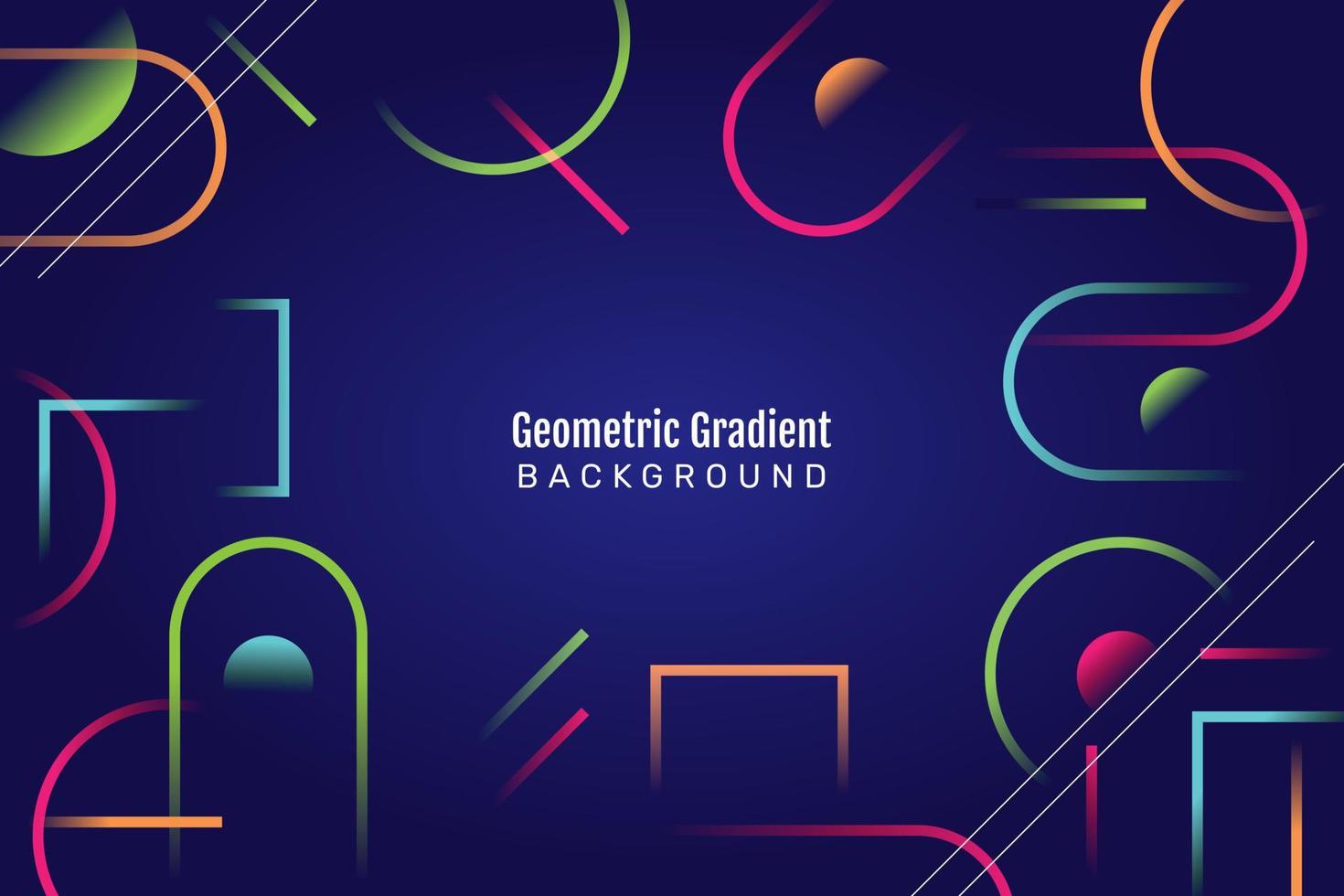 fondo geométrico con degradados. - vectores. vector