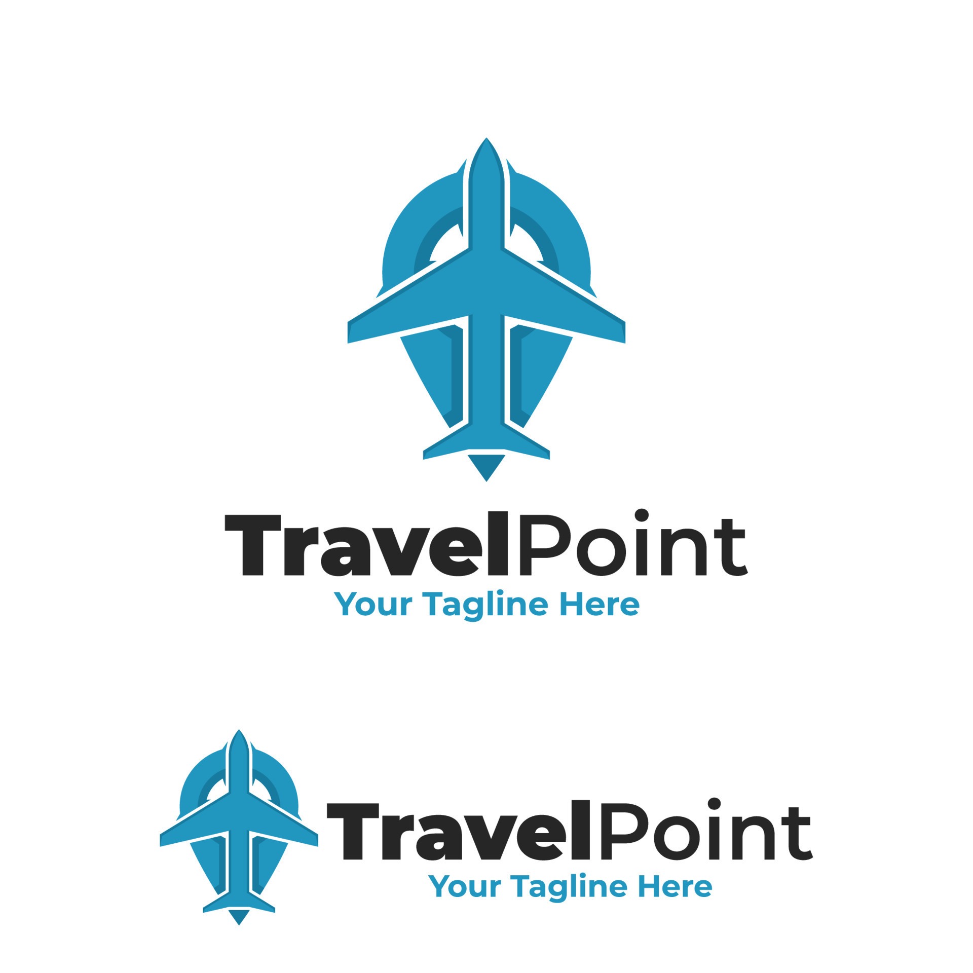 creative travel logo design