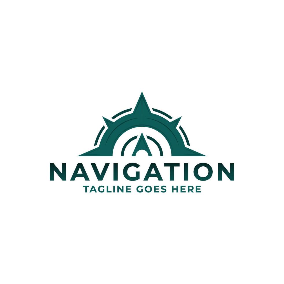 Compass logo vector design template, creative logo design for compass