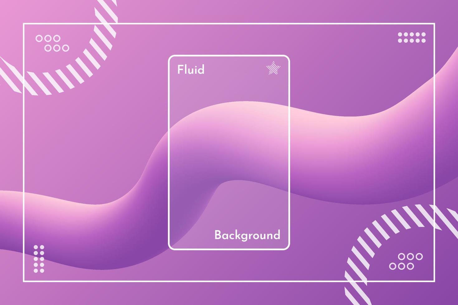 Abstract Colourful Fluid Wave Background vector
