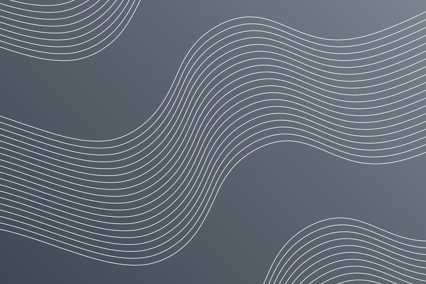 Abstract Wave Lines Modern With Grey Background vector