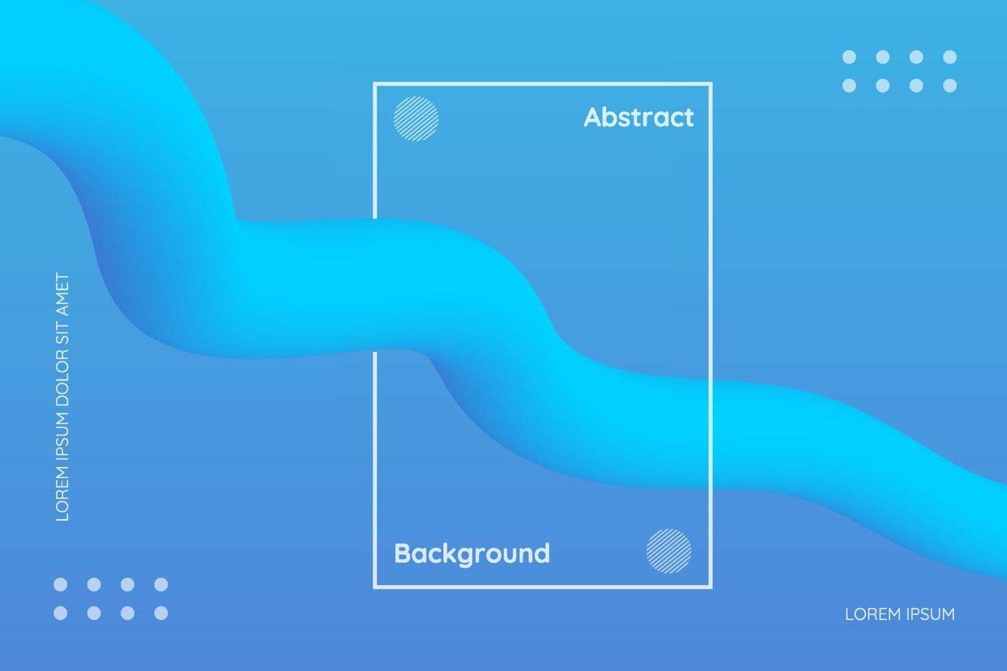 Abstract Blue Fluid Wave Vector Background