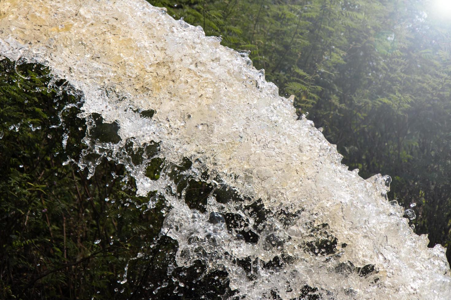 Water gushing splash. photo