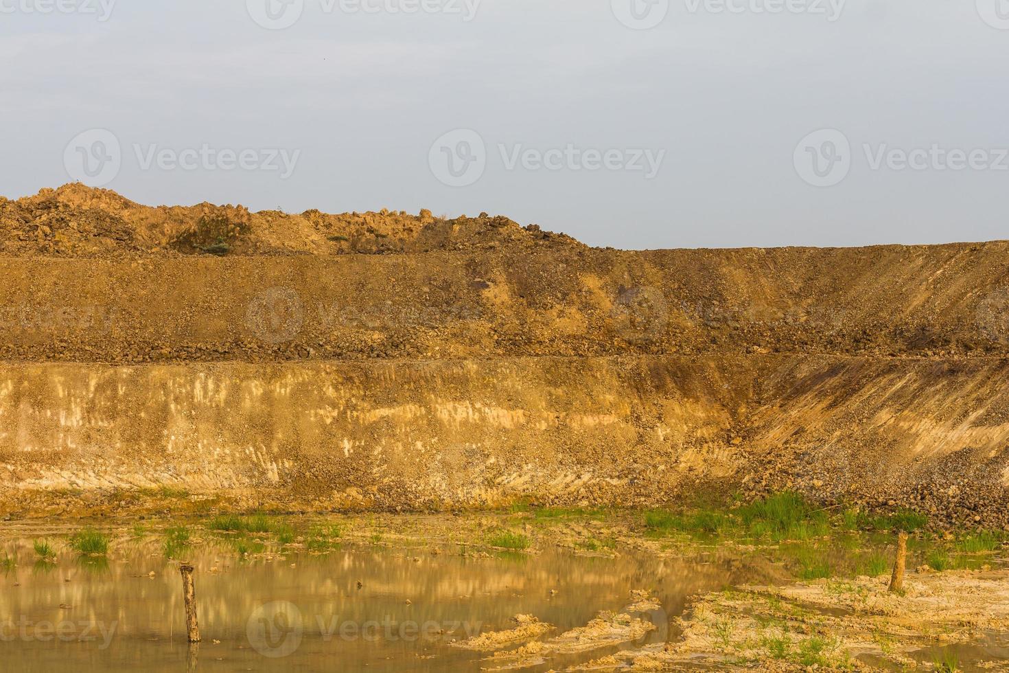 Background mound coast. photo